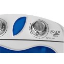 Adler Washing machine AD 8051 Top loading, Washing capacity 3 kg, Unspecified RPM, Unspecified, Depth 37 cm, Width 38 cm, White/