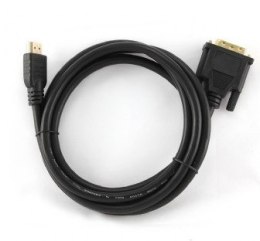 Kabel GEMBIRD CC-HDMI-DVI-6 (HDMI M - DVI-D M; 1,8m; kolor czarny)