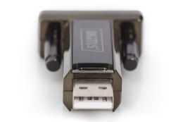 Adapter DIGITUS DA-70156 (USB M - RS-232 M; kolor czarny)