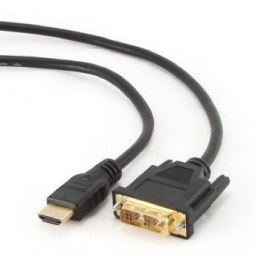 Kabel GEMBIRD CC-HDMI-DVI-10 (HDMI M - DVI-D M; 3m; kolor czarny)