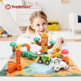 Klocki drewniane i puzzle - Safari Top Bright