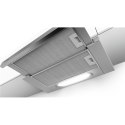 Bosch Hood DFT63AC50 Series 4 Telescopic, Energy efficiency class D, Width 60 cm, 368 m³/h, Mechanical, Silver, LED