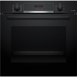 Bosch Oven HBA473BB0S 71 L, Built in, Self-cleaning technology (pyrolysis), Red LED display with knob control, Height 59.5 cm, W