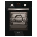 Simfer Oven 4207BERSP 47 L, Black, Easy to clean, Pop-up knobs, Width 45 cm, Built in
