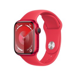 Watch Serie 9 GPS, 41mm Koperta z aluminium z edycji (PRODUCT)RED z paskiem sportowy z edycji (PRODUCT)RED - S/M