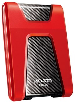 Dysk twardy zewnętrzny A-DATA DashDrive Durable HD650 1 TB Czerwony AHD650-1TU3-CRD