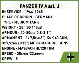 Klocki Panzer IV Ausf. J