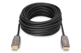Kabel połączeniowy hybrydowy HDMI 2.1 Ultra High Speed 8K60Hz UHD HDMI A/HDMI A M/M czarny 20m