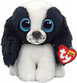 Maskotka TY Pies czarno-biały Sissy 15 cm