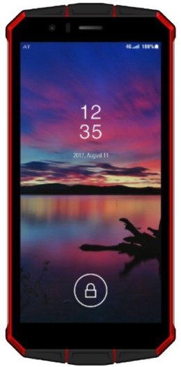 Smartphone MAXCOM MS 507 4G NFC Strong 32 GB Czarno-czerwony MAXCOMMS507